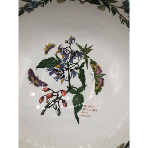 Vintage Portmeirion "The Botanic Garden" Mixing Serving Bowl Woody Nightshade Fl - Picture 7 of 15